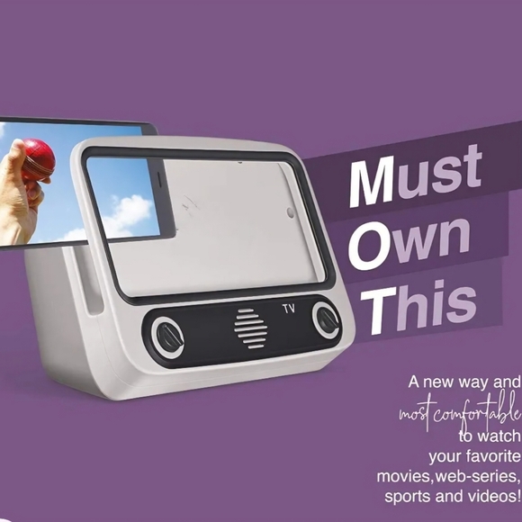 Portable Wireless Speaker with Phone Holder 3-in-1 Phone Holder, stereo,speaker - Picture 3 of 9